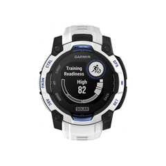 Garmin Instinct 3 45mm Solar Smartwatch  - Whitestone with Whitestone/Bolt Blue Band | 010-02934-03