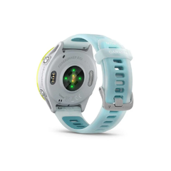 Garmin Forerunner 570 Smart Watch - 47mm Amp Yellow Aluminium with Translucent Whitestone/Turquoise Band | 010-02971-01