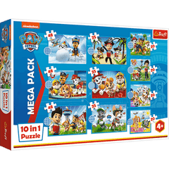 Trefl 10-in-1 Reliable Paw Team Puzzle 6PCS | 96001