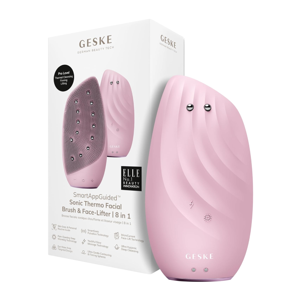 Geske Sonic Thermo 8-in-1 Facial Brush and Face-Lifter | GESGK000006PK01