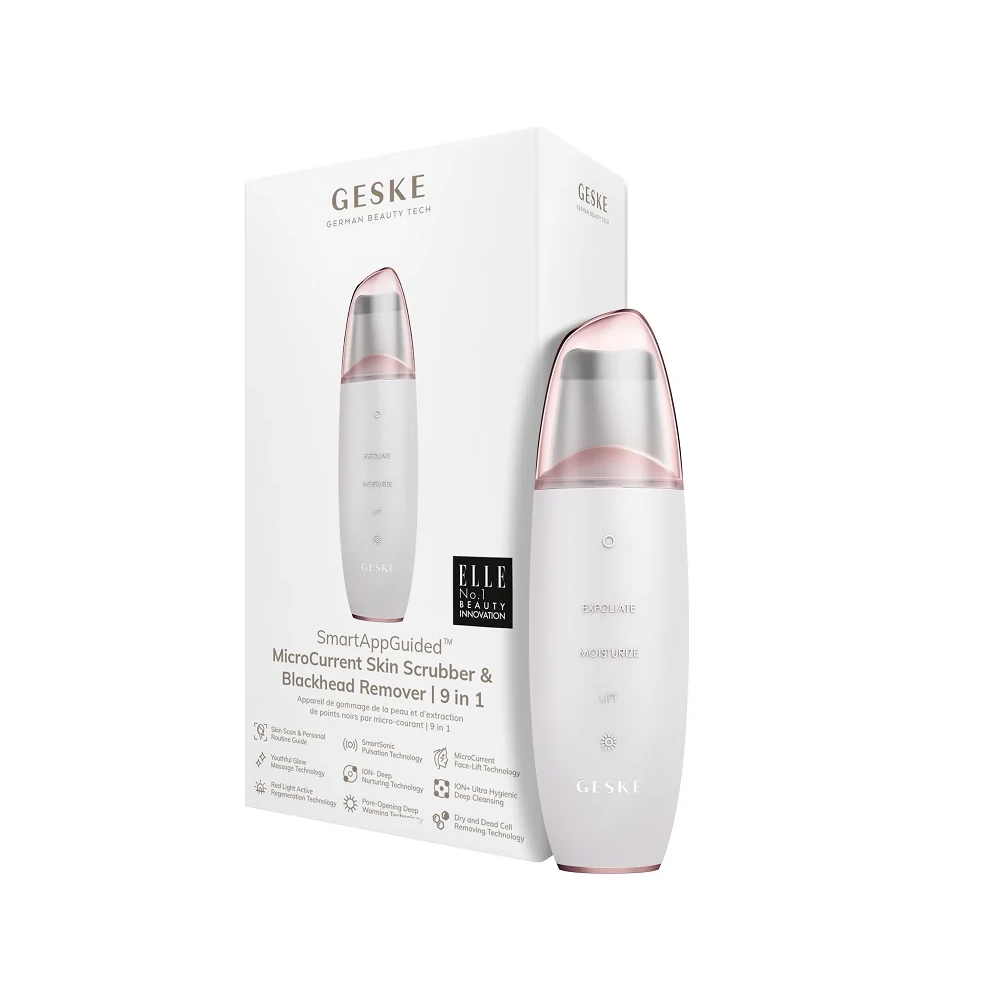 Geske MicroCurrent Skin 9-in-1 Scrubber and Blackhead Remover | GESGK000044SL01