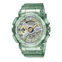 Casio G-SHOCK Gold and Silver Skeleton Women Watch - Green | GMA-S110GS-3ADR