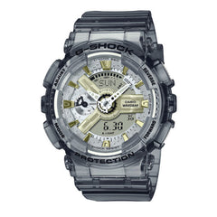 Casio G-SHOCK Gold and Silver Skeleton Women Watch - Grey | GMA-S110GS-8ADR