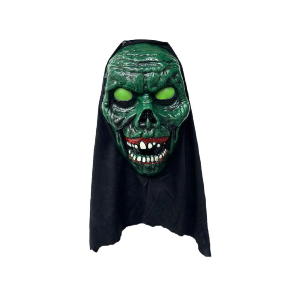 Halloween Scary Skull Skeleton Face Mask - Green | AL4095