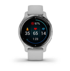 Garmin Venu 2S Fitness Smartwatch,  Silver Stainless Steel Bezel With Mist Gray Case and Silicone Band | 010-02429-12
