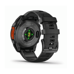 Garmin fenix 8 – 47 mm Smartwatch, AMOLED - Slate Grey with Black Silicone Band | 010-02904-00