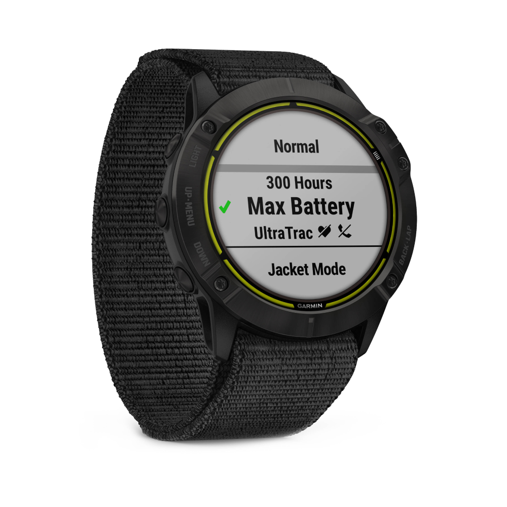Garmin Enduro - Carbon Gray DLC Titanium with Black UltraFit Nylon Strap | 010-02408-01