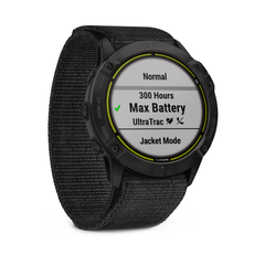 Garmin Enduro - Carbon Gray DLC Titanium with Black UltraFit Nylon Strap | 010-02408-01