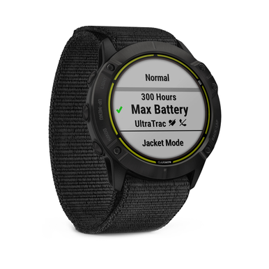 Garmin Enduro - Carbon Gray DLC Titanium with Black UltraFit Nylon Strap | 010-02408-01
