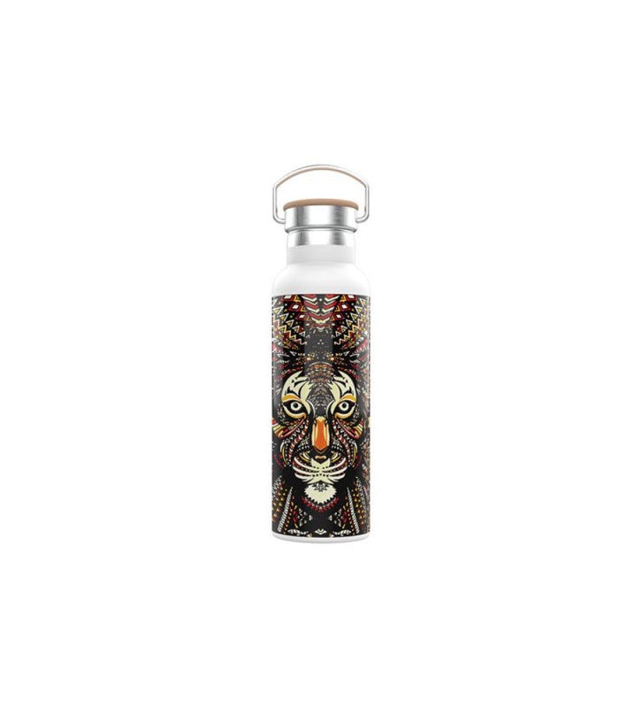 Green Lion Pattern Bottle 600ml/21oz ,Lion | GNPVFLION