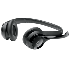 Logitech H390 USB Stereo Headset with Noise-Cancelling Microphone for PC & Laptop