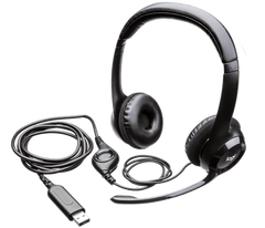 Logitech H390 USB Stereo Headset with Noise-Cancelling Microphone for PC & Laptop