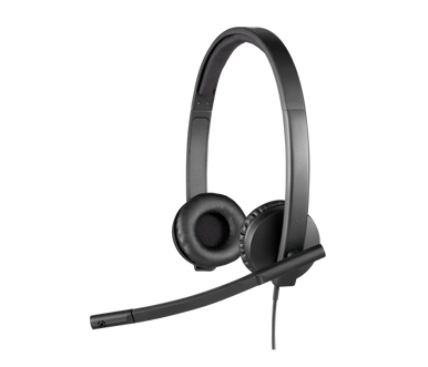 Logitech Headset Stereo H570e USB-C – Black | 981-001431