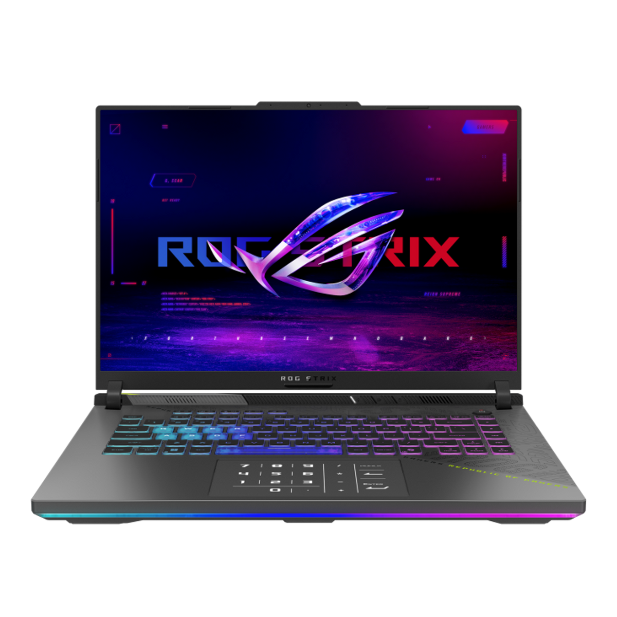 ASUS ROG -16” FHD 165Hz-AMD Ryzen™ 9 8940HX-16GB DDR5-5600-1TB NVME-NVIDIA GeForce RTX 5070 Ti 12GB GDDR7-Eclipse Gray | G614PR-G16R9X7