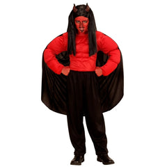Devil Costume with Muscle Shirt & Cape | 00638