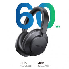 UGREEN HiTuneMax3 Hybird Active Noise Cancelling Headphones, Black | 90422