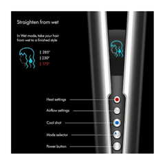 Dyson HT01 Wet And Dry Airstrait Hair Straightener Nickel And Copper | 533910-01