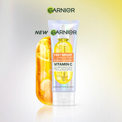 Garnier Fast Bright Serum Cleanser Dual Action Foam Cleanser