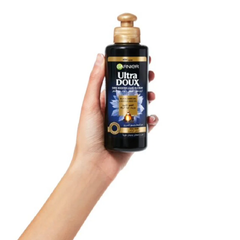 Garnier Ultra Doux Black Charcoal Leave In Conditioning Cream - 200ml