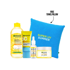 Garnier Vitamin C Ultimate Brightening & UV Routine Bundle At 25% Off + Free Tote