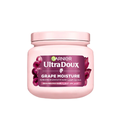 Garnier Ultra Doux Grape Moisture Deep Regenerative Mask for Dehydrated Hair With Hydrating Grape Water + Antioxidant Grapeseed Oil