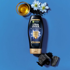 Garnier Ultra Doux Black Charcoal Conditioner - 200ml