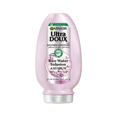 Garnier Ultra Doux Rice Water Infusion & Starch Conditioner For Long Hair, Smooth And Shine - 200ml