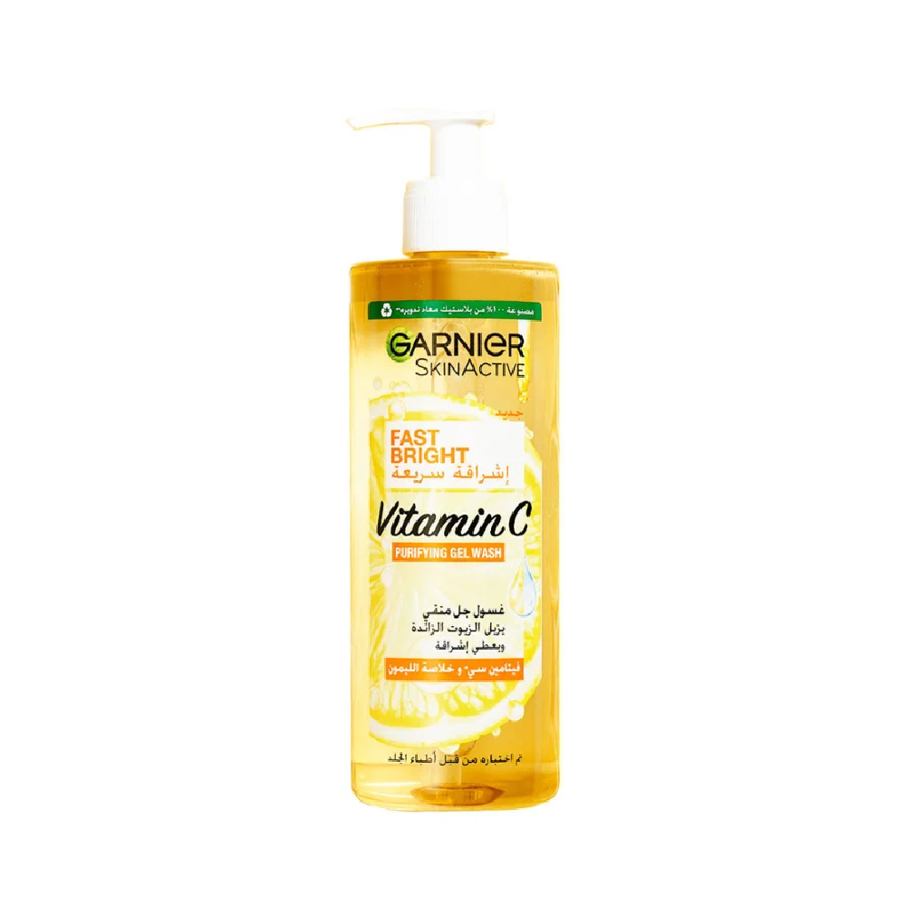 Garnier Fast Bright Face Wash With Vitamin C - 400ml