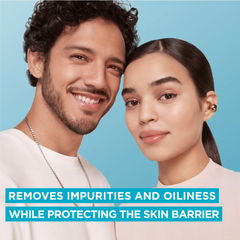 Garnier Fast Clear Gentle Cleanser Hydrating Face Wash for Acne Prone Skin - 250ml