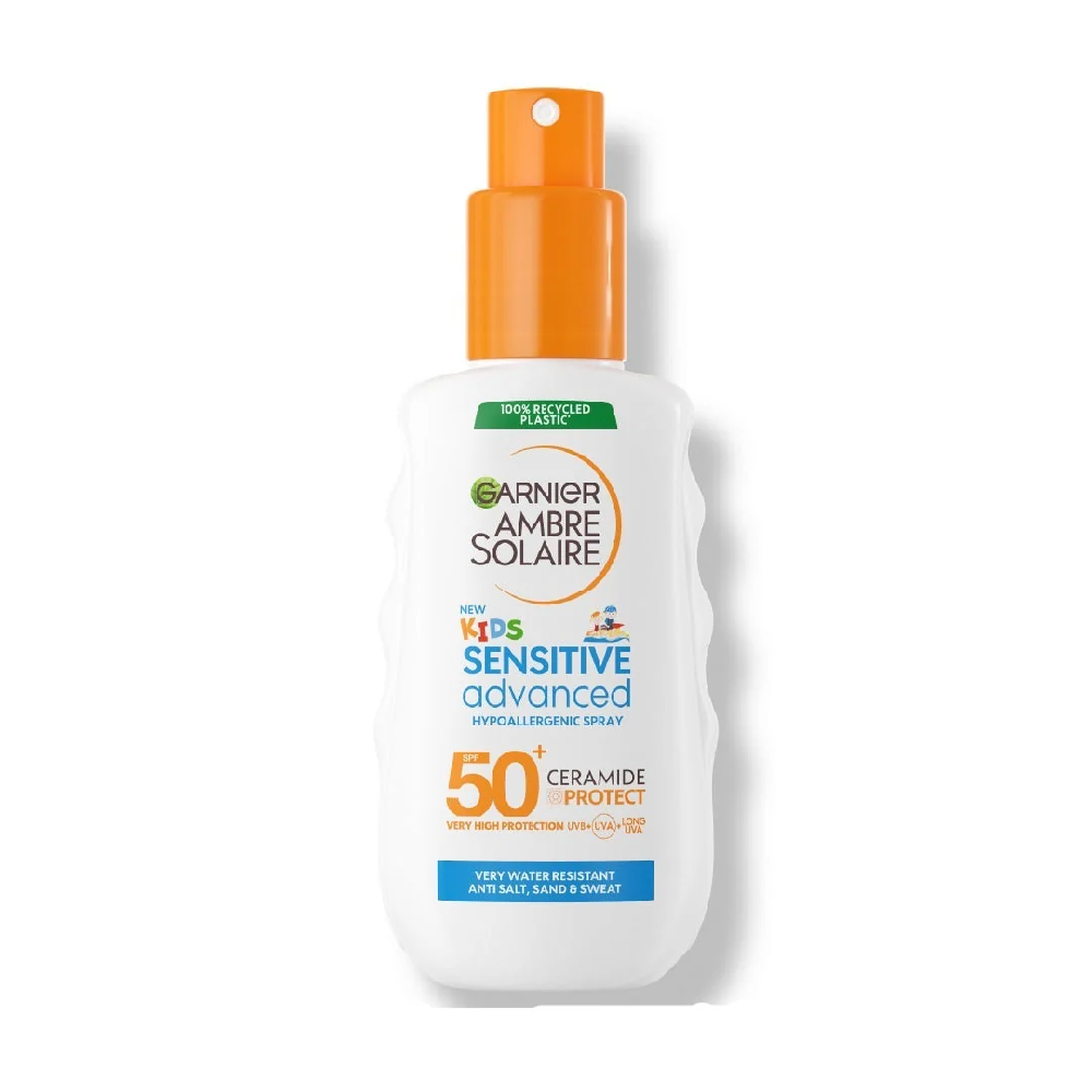 Garnier Ambre Solaire Sensitive Advanced SPF50 + Ceramide Protect Sunscreen Spray For Kids - 150ml