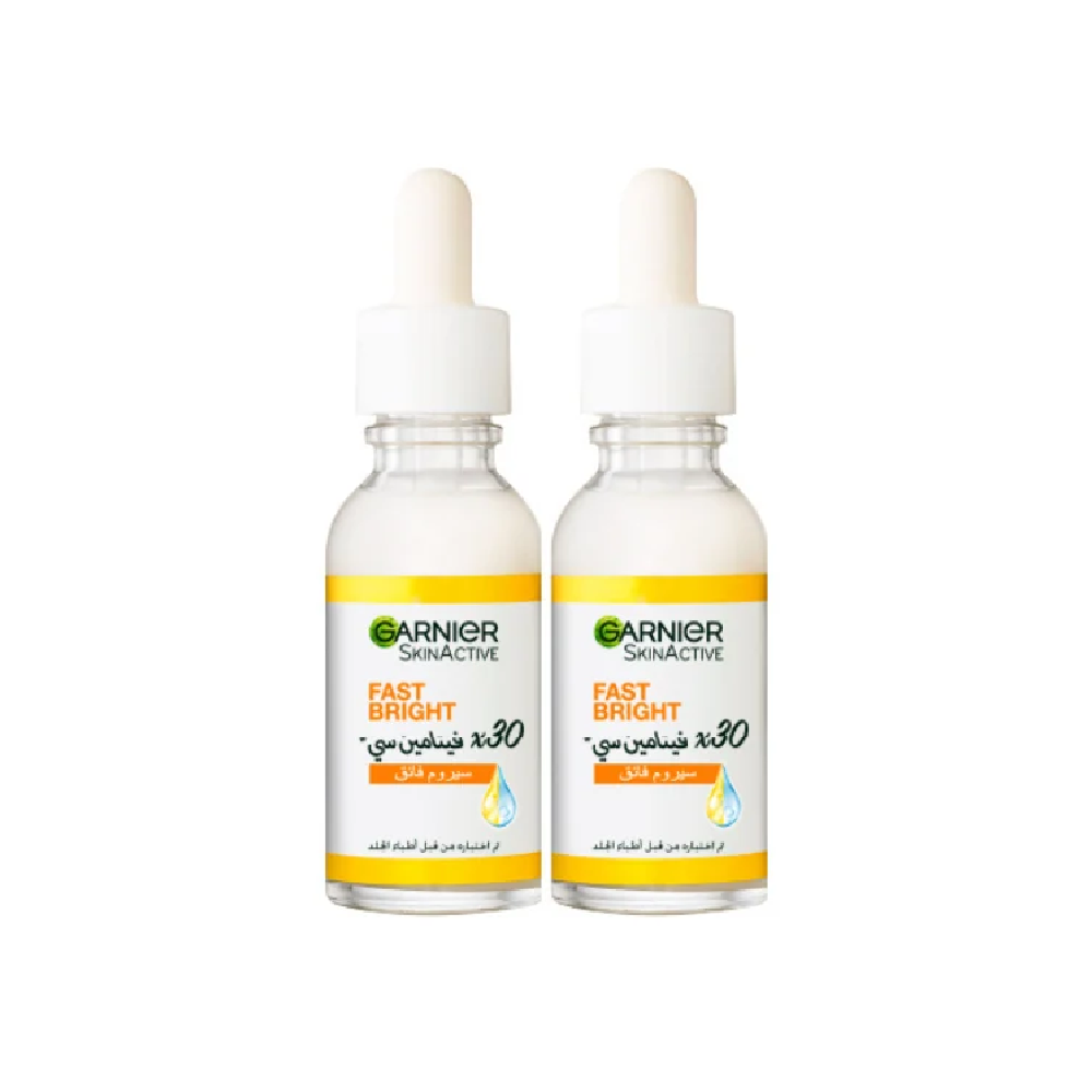 Garnier Skin Active Fast Bright Vitamin C Serum Duo Bundle At 20% Off