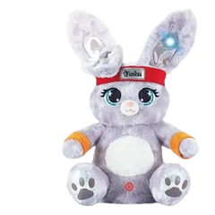 Fitness Rabbit Interactive Plush Toy with Voice Control & LED Ears | T508