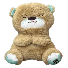 Soft Sleeping Bear Plush Toy - Brown | 312-2
