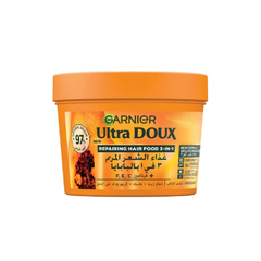 Garnier Ultra Doux Papaya Vegan Hair Food 3-in-1 Mask For Damaged Hair - Vitamins C, E & F