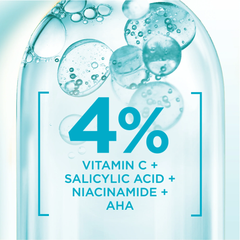 Garnier Fast Clear 4% Salicylic Acid, Vitamin C, Niacinamide, AHA - Anti-Acne Treatment Booster Serum