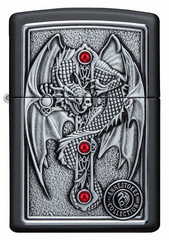Zippo Anne Stokes Gothic Guardian Emblem Windproof Lighter | 49755