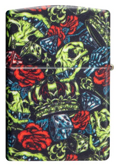Zippo Skull Crown Design Windproof Lighter | 49696