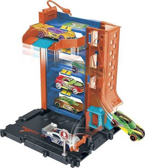 Hot Wheels City Downtown Car Park Garage Playset