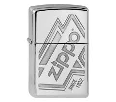 Zippo Mountain Landscape Design High Polish Chrome Windproof Lighter | 205101207