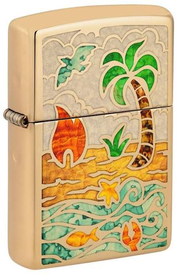 Zippo Beach Design Windproof Lighter | 46140