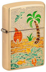 Zippo Beach Design Windproof Lighter | 46140