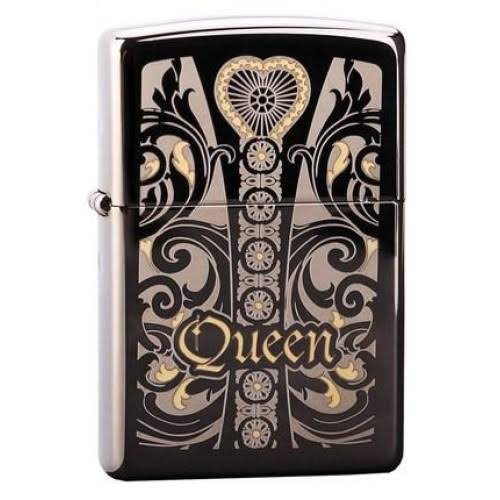 Zippo Queen Black Ice Windproof Lighter | 28797