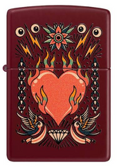 Zippo Tattoo Heart Design Windproof Lighter | 46584