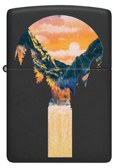 Zippo Mountain Waterfall Design Windproof Lighter | 48676