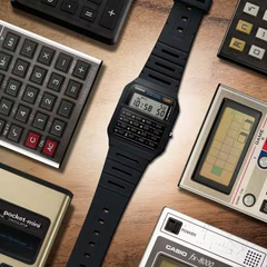 Casio Calculator Digital Watch – Black Case & Resin Strap | CA-53W-1Z