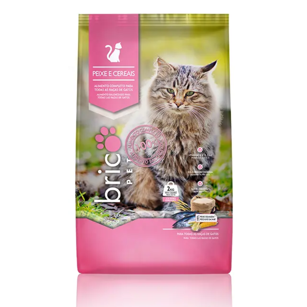 Bricopet Fish & Cereals Cat Food 2kg