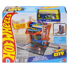 Hot Wheels City Downtown Car Park Garage Playset