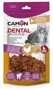 Camon Dental Malt-Flavored Chicken Hearts Cat Treats 60g | F202