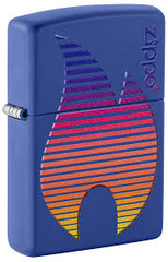 Zippo Design Royal Blue Matte Windproof Lighter | 48996