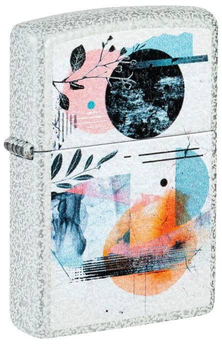 Zippo Abstract Collage Design Glacier Windproof Lighter | 46582